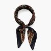 Accessory Chan Luu | Daisy Floral Print Bandana Black