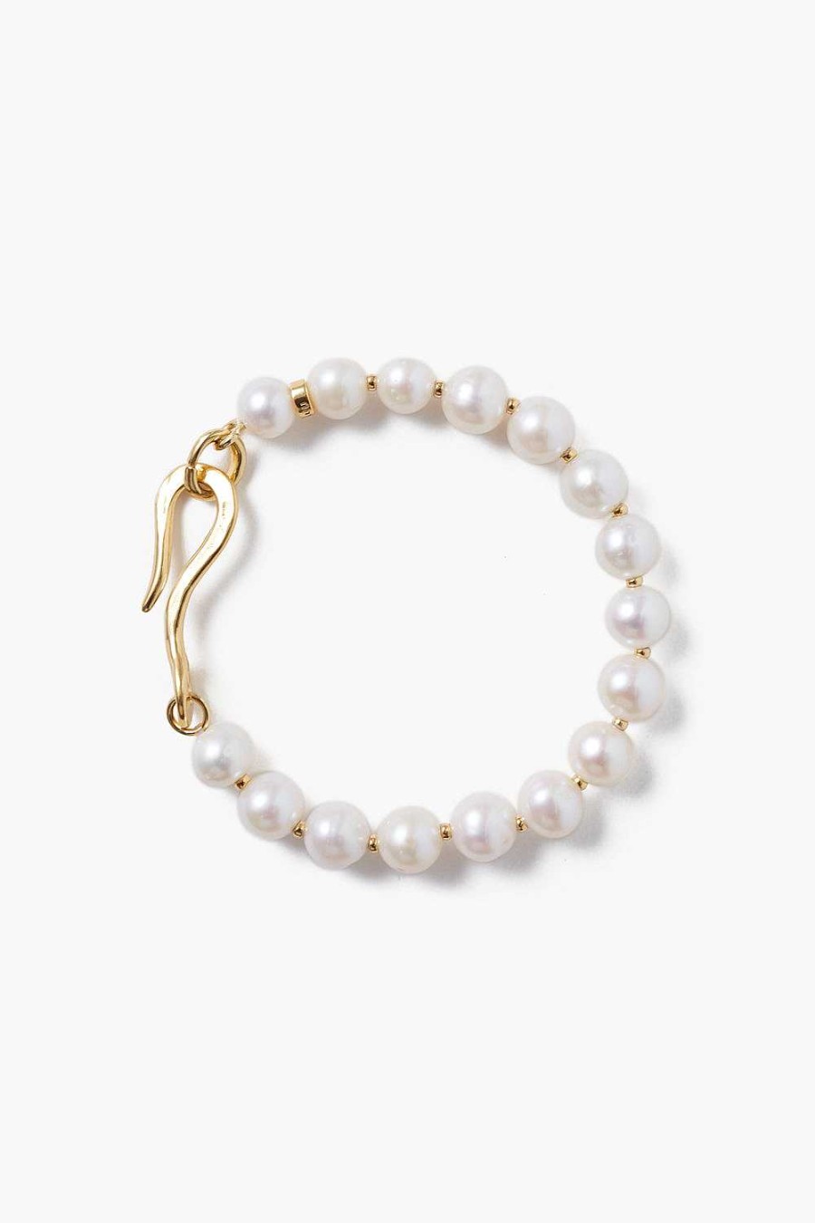 Jewelry Chan Luu | White Pearl Mix Unity Bracelet