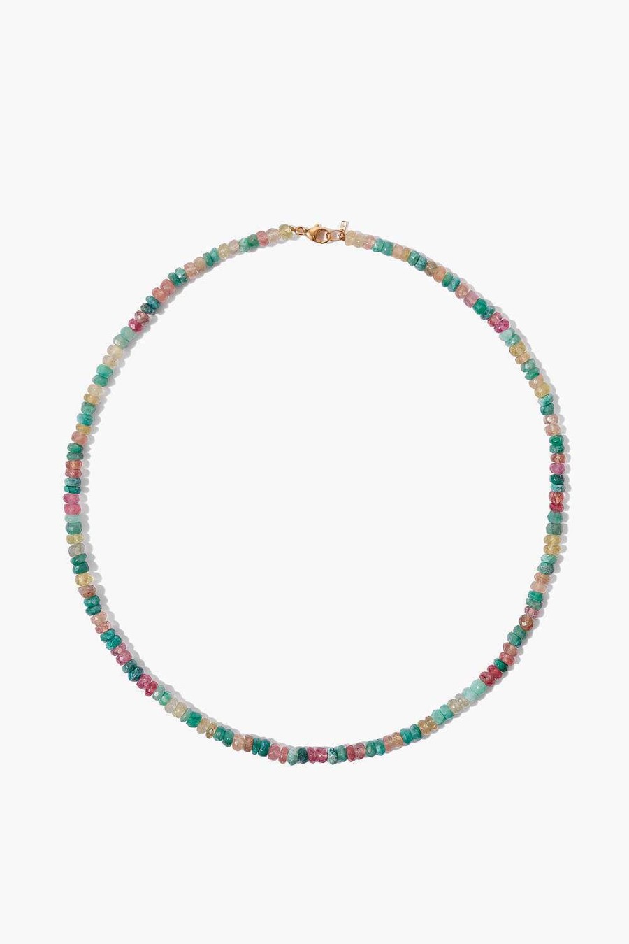 Jewelry Chan Luu | 14K Emerald Mix Collar Necklace