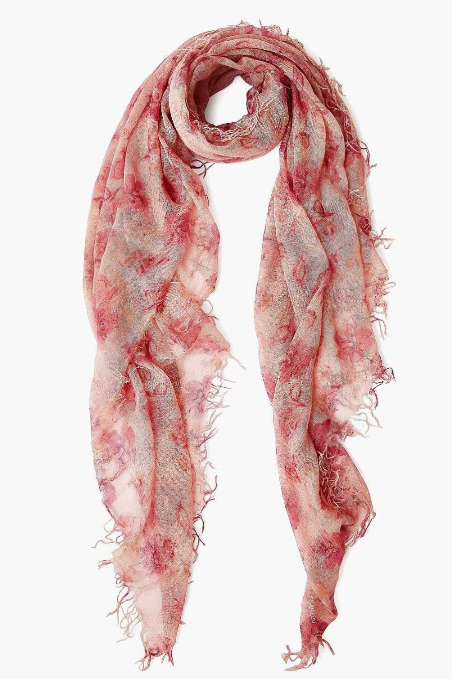 Accessory Chan Luu | Mauve French Floral Cashmere And Silk Scarf