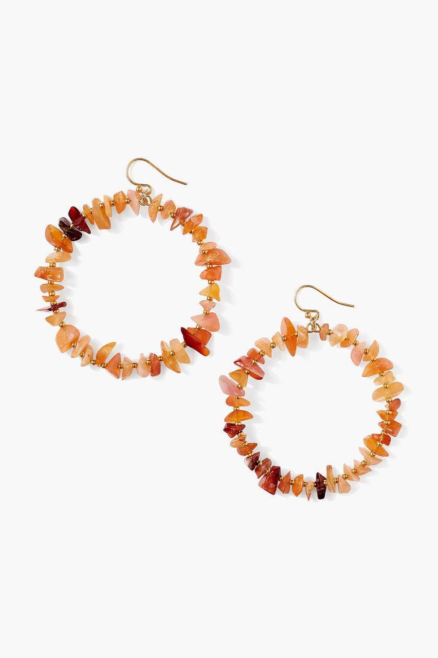 Jewelry Chan Luu | Seychelles Hoop Earrings Carnelian