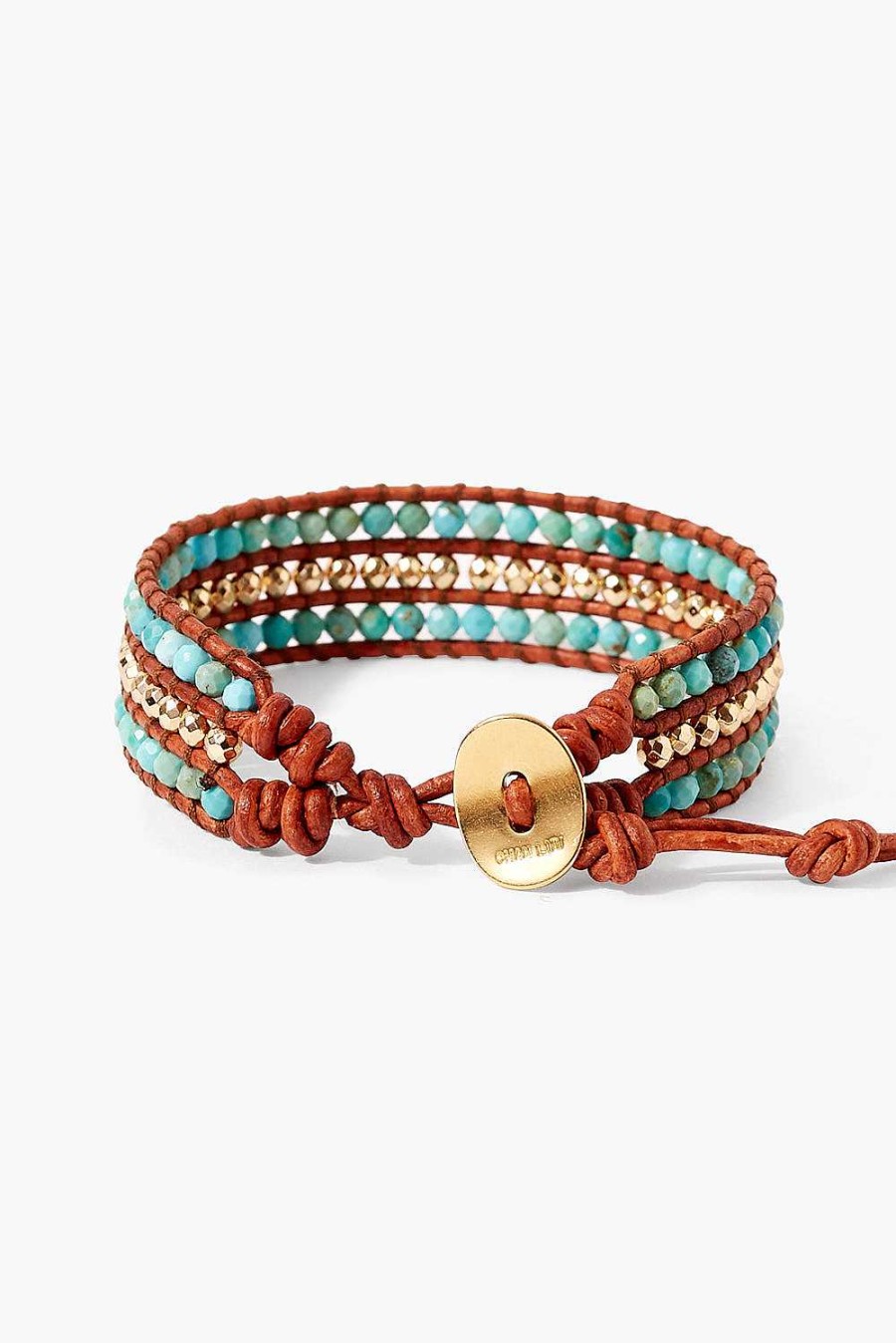 Jewelry Chan Luu | Sedona Single Wrap Bracelet Turquoise