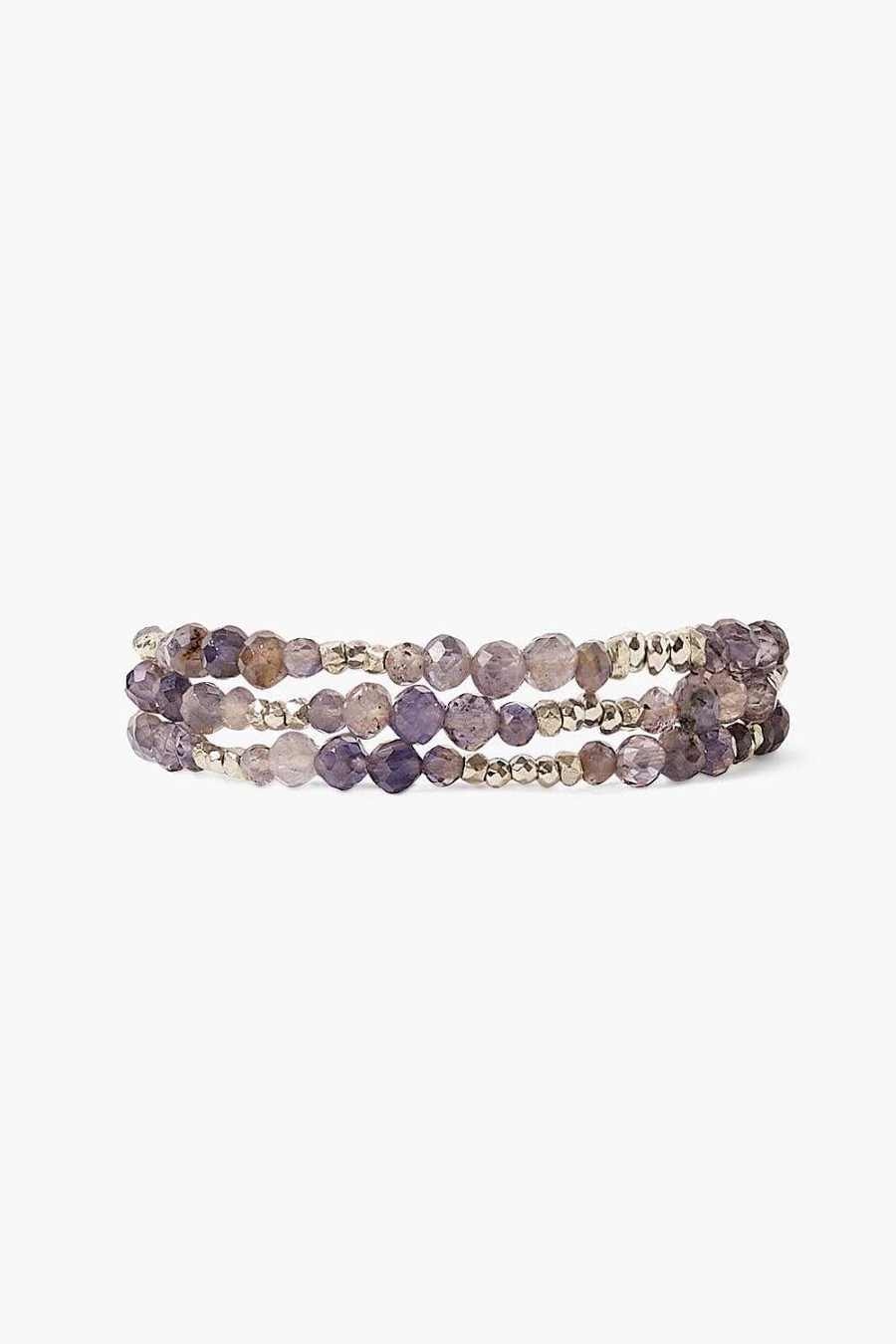 Jewelry Chan Luu | Granada Naked Wrap Bracelet Iolite Silver