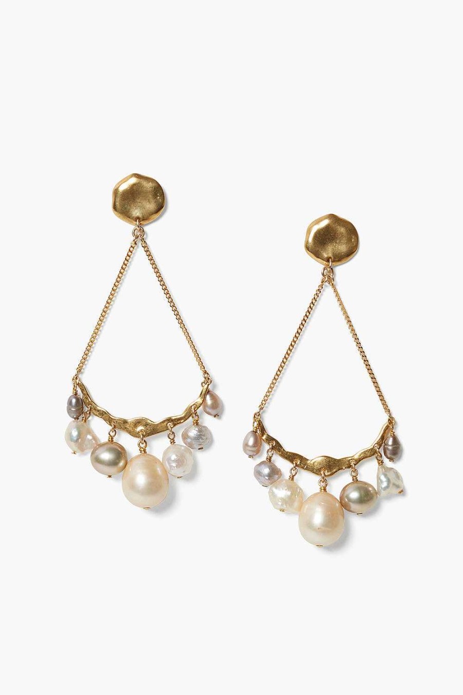 Jewelry Chan Luu | Bali Chandelier Earrings Champagne Mix