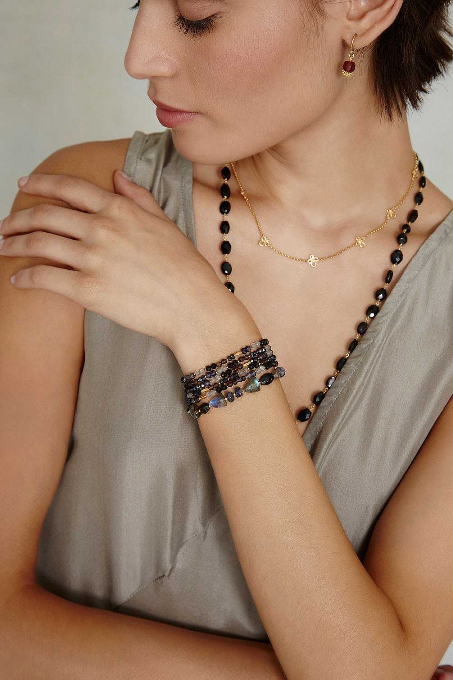 Jewelry Chan Luu | Viola Bracelet Iolite Mix