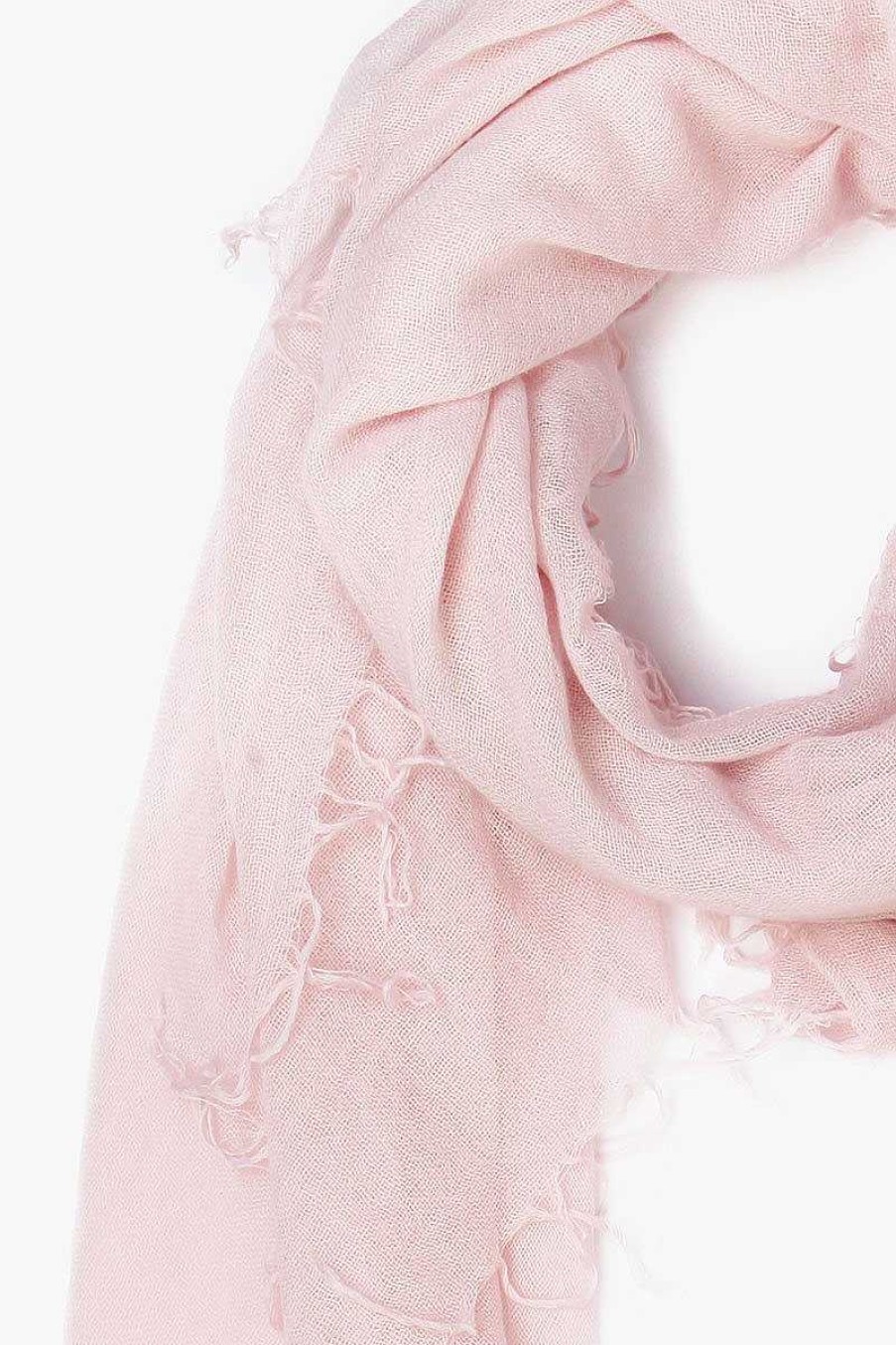 Accessory Chan Luu | Mauve Chalk Cashmere And Silk Scarf