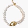 Jewelry Chan Luu | Falling Leaf Necklace White Pearl