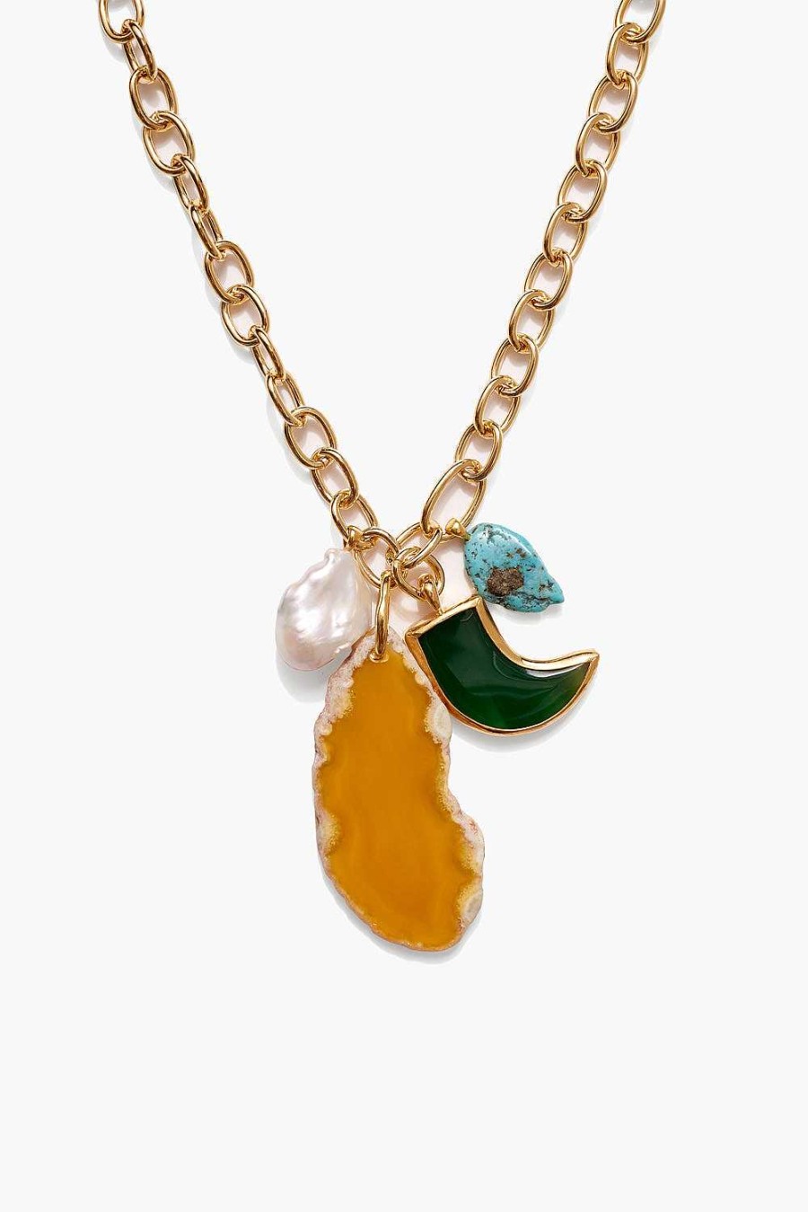 Jewelry Chan Luu | Florence Charm Necklace Yellow Mix