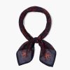 Accessory Chan Luu | Painterly Floral Print Bandana Dark Sapphire