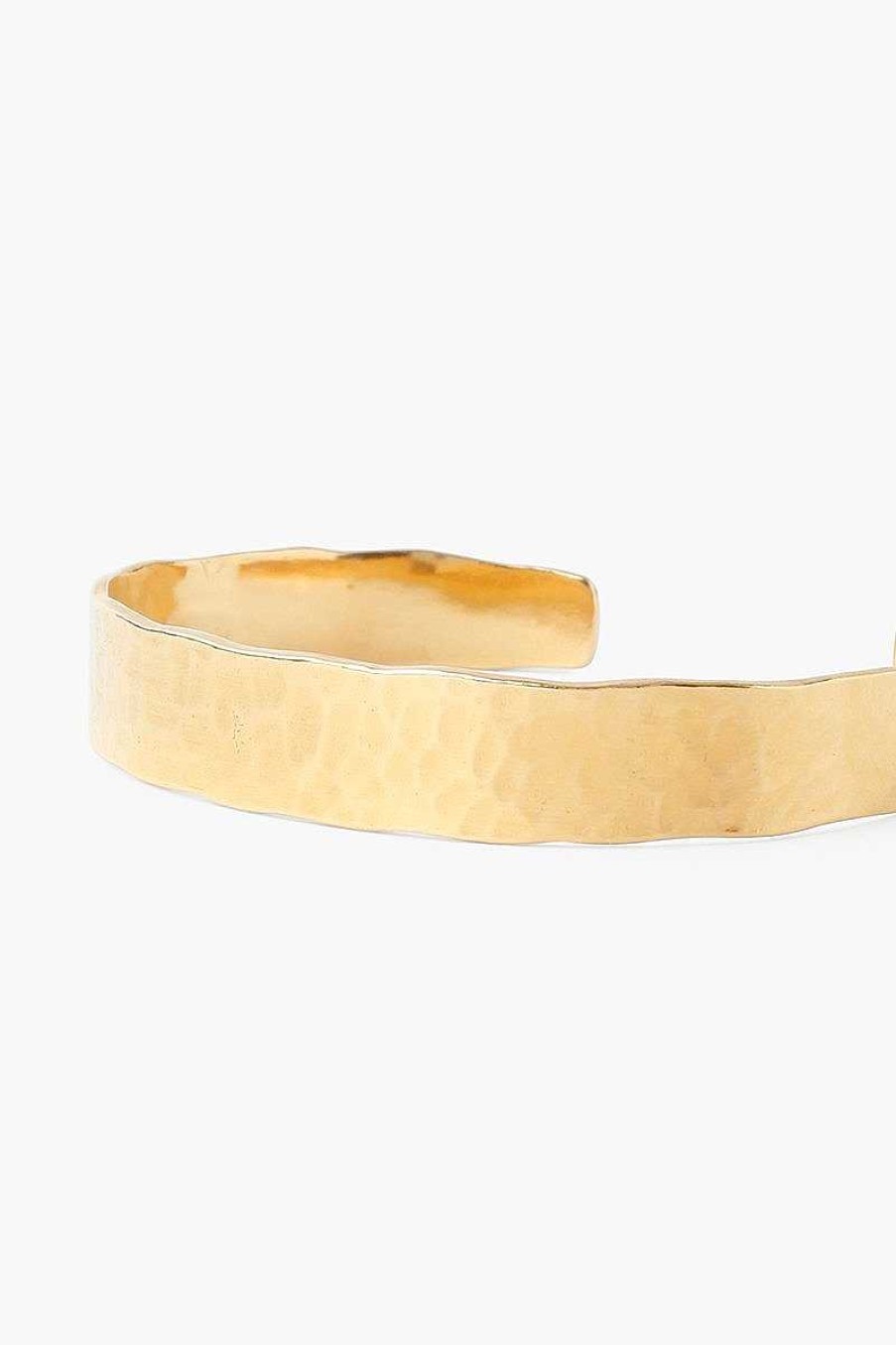 Jewelry Chan Luu | Yellow Gold Hammered Cuff