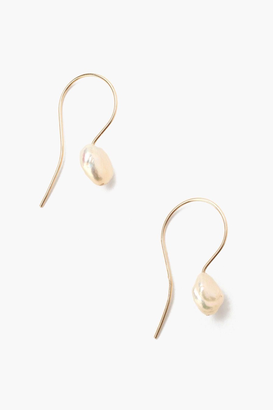 Jewelry Chan Luu | 14K Petite Keshi Pearl Earrings