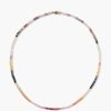 Jewelry Chan Luu | 14K Rainbow Heishi Necklace Sapphire Mix