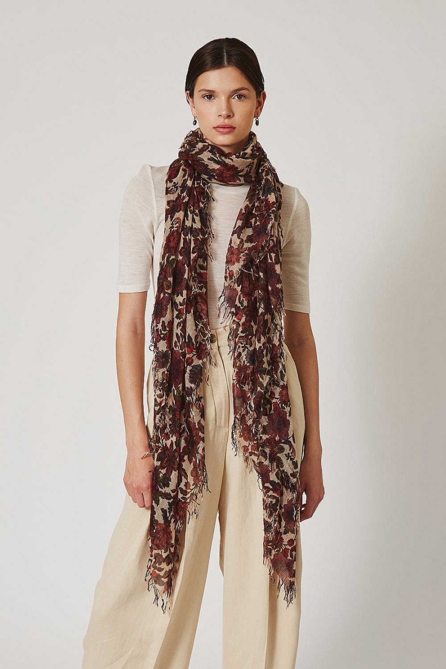 Accessory Chan Luu | Cedar Garden Cashmere And Silk Scarf