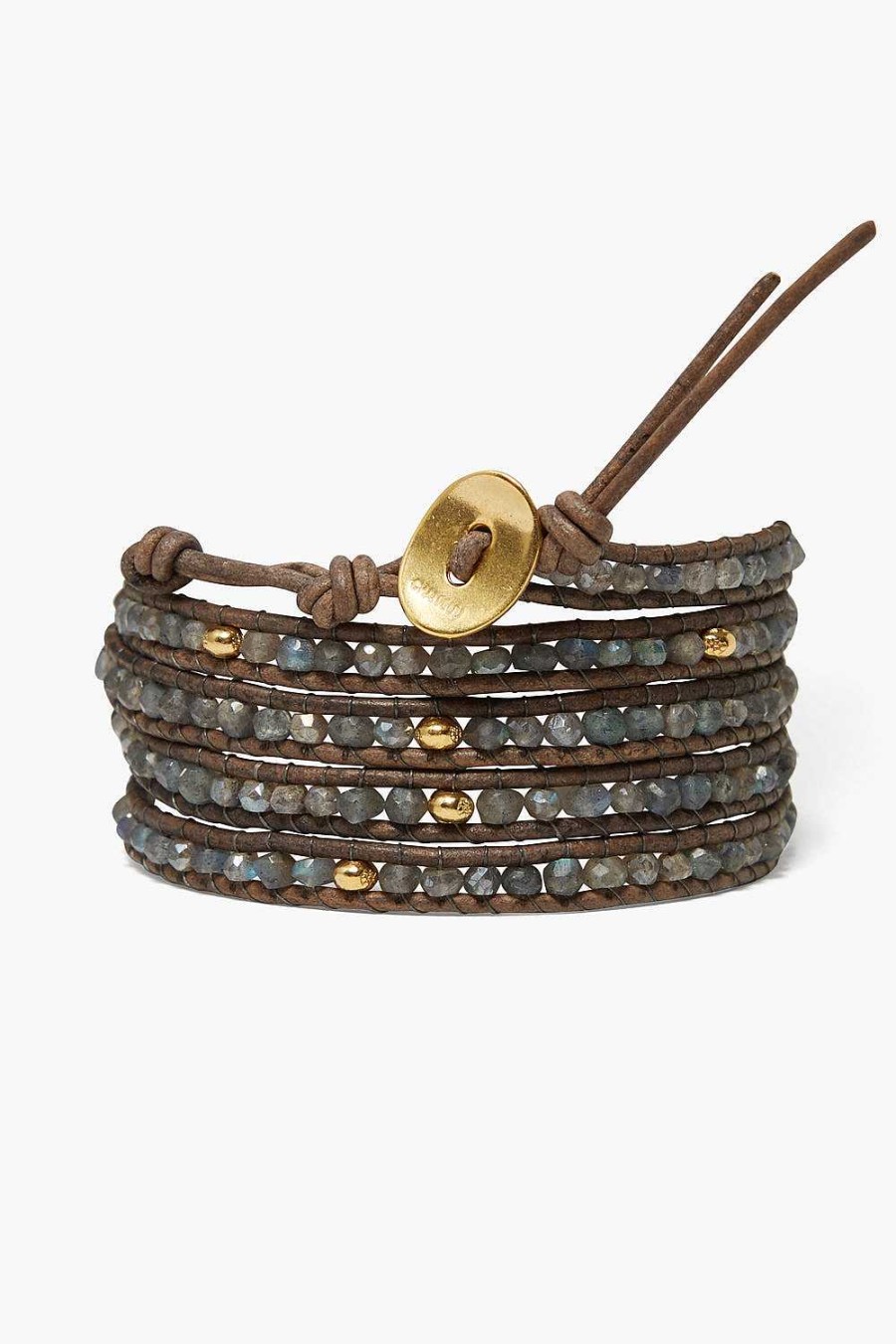 Jewelry Chan Luu | Denali Wrap Bracelet Blue Lab Mix