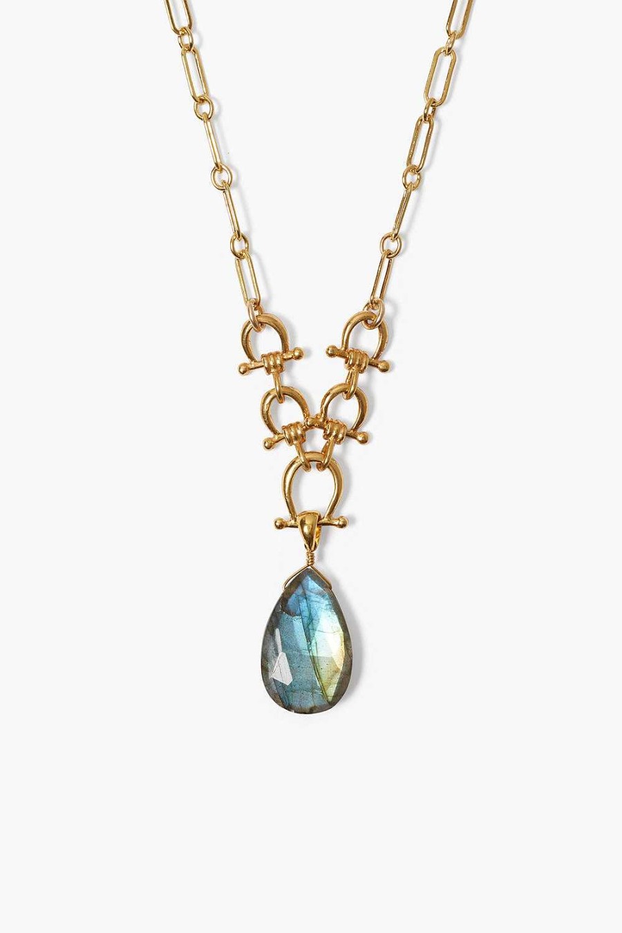 Jewelry Chan Luu | Cheval Necklace Gold Labradorite