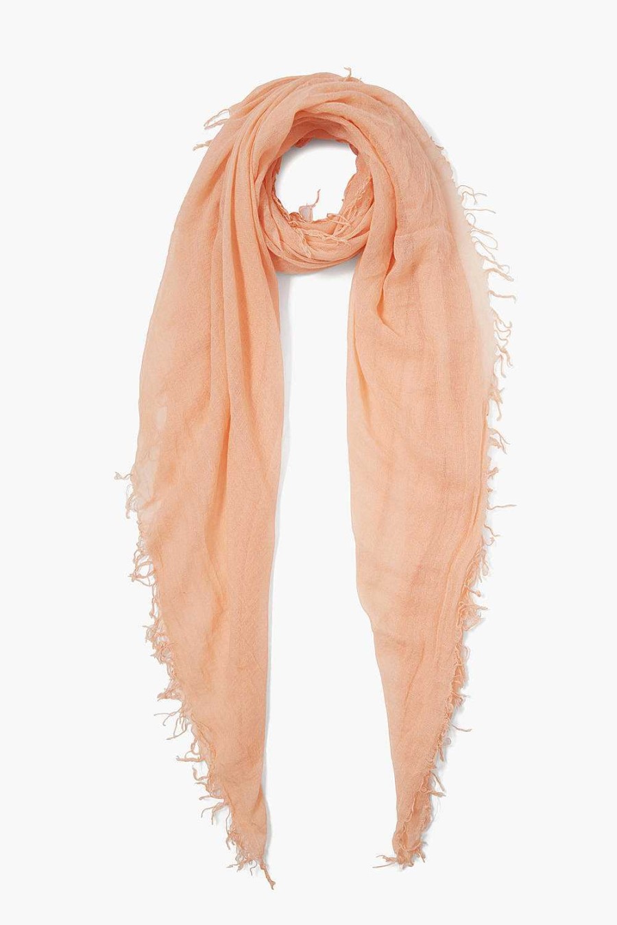 Accessory Chan Luu | Peach Cashmere And Silk Scarf