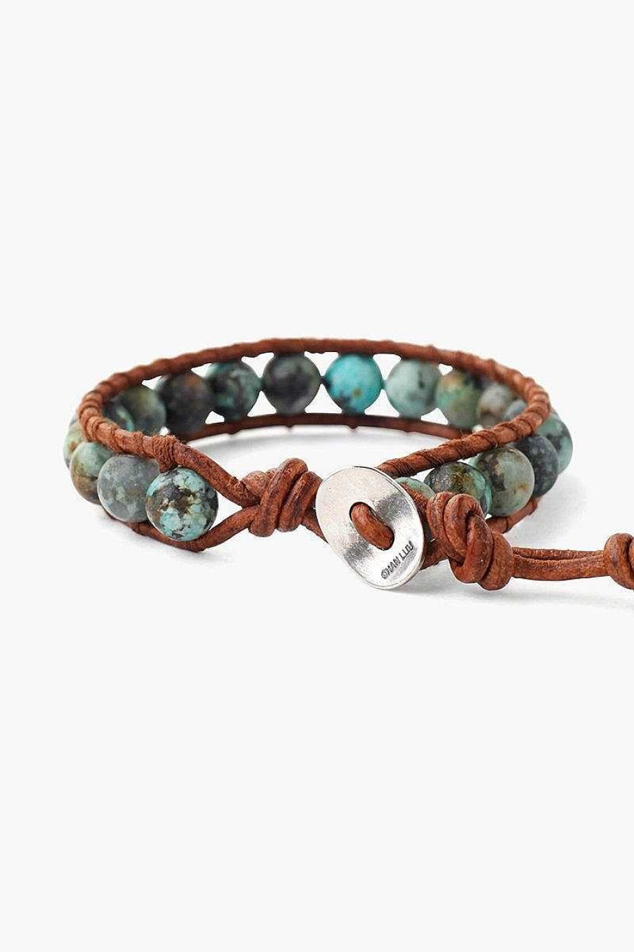 Jewelry Chan Luu | Matte African Turquoise Single Wrap Bracelet