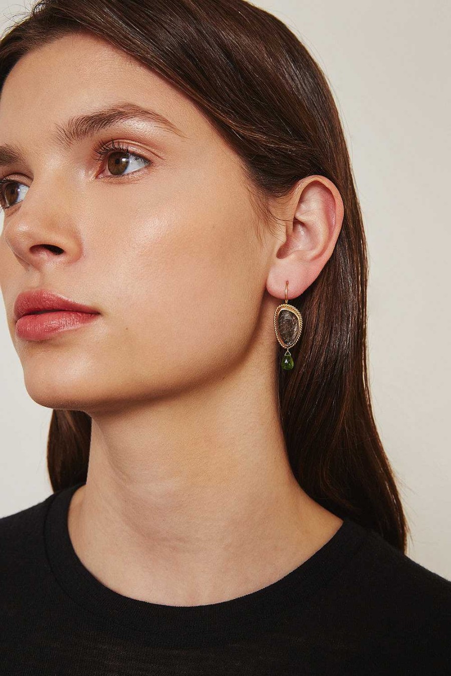 Jewelry Chan Luu | 14K Black Mix Pompeii Earrings