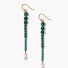 Jewelry Chan Luu | Emerald Gota Earrings