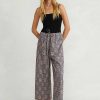 Ready To Wear Chan Luu | Alice Block Print Drawstring Pant Blue Mix