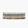 Jewelry Chan Luu | Pyrite Mix Naked Five Wrap Bracelet