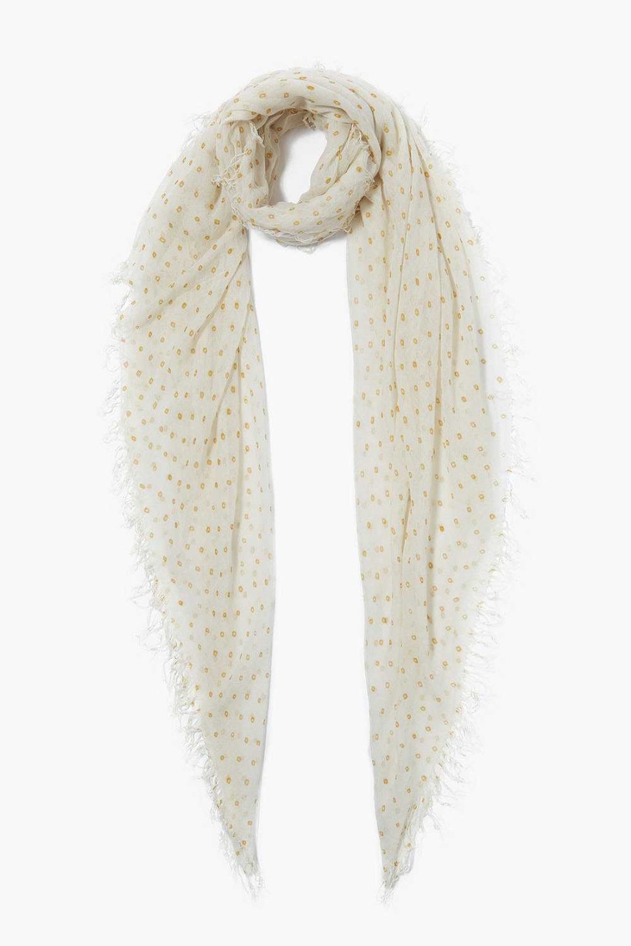 Accessory Chan Luu | Honey Dot Cashmere And Silk Scarf