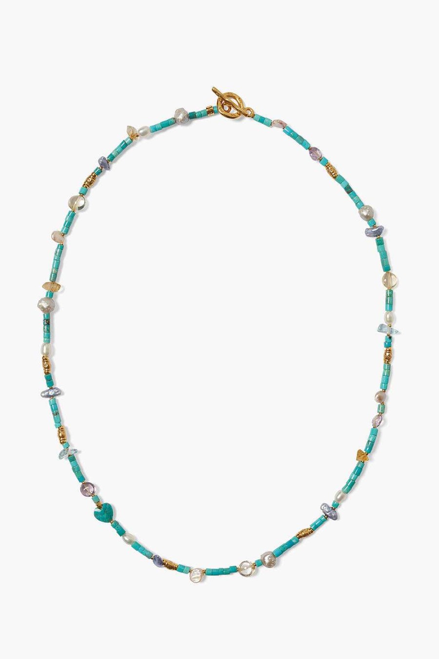 Jewelry Chan Luu | Voyager Toggle Necklace Turquoise Mix