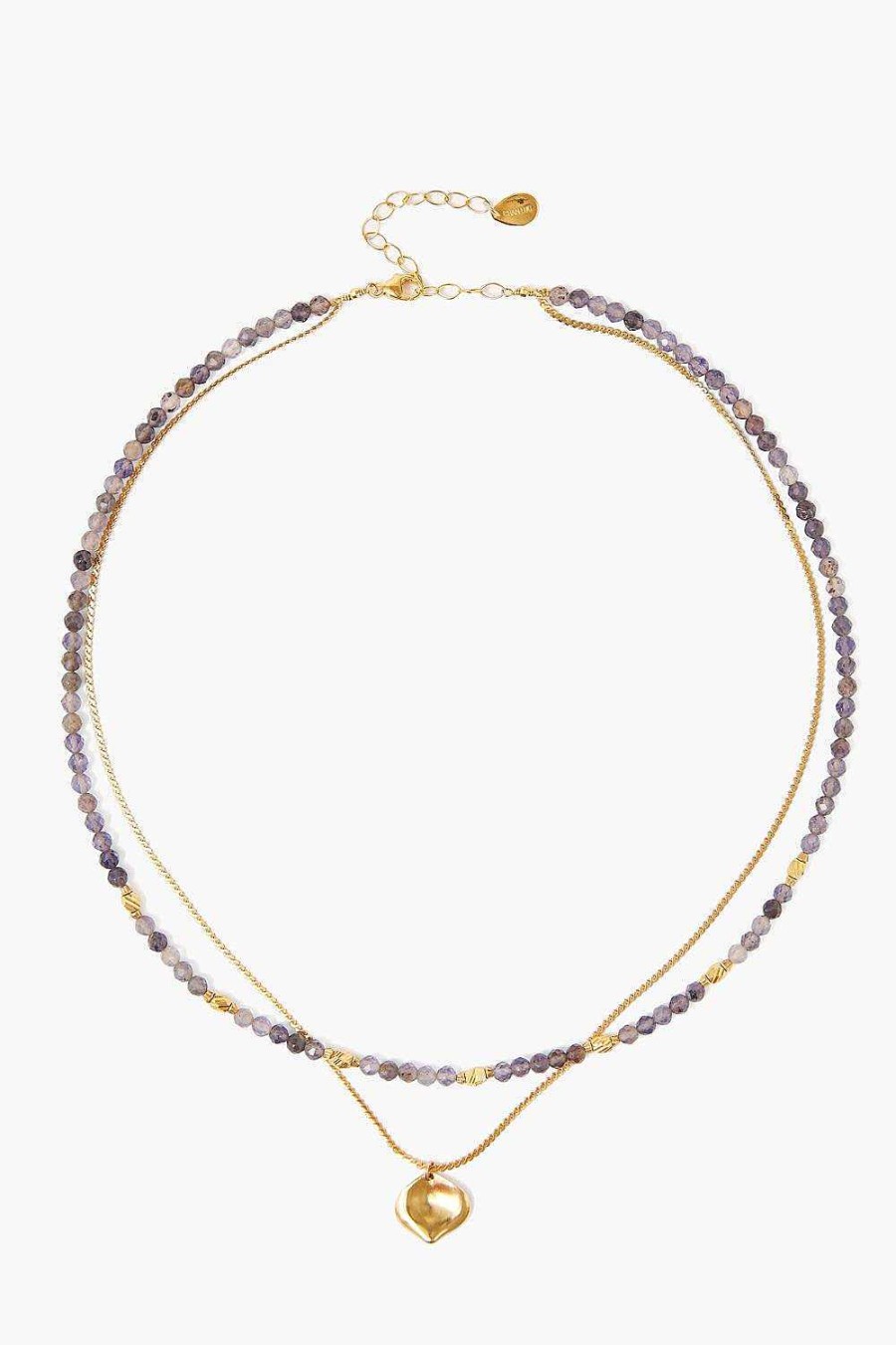 Jewelry Chan Luu | Iolite And Gold Double Layer Necklace