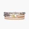 Jewelry Chan Luu | Mano Triple Wrap Bracelet White Pearl Mix