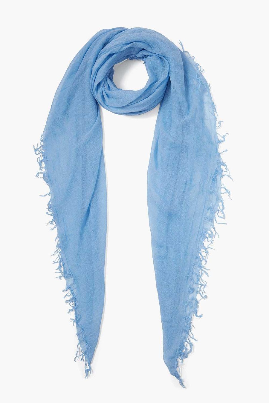 Accessory Chan Luu | Baby Blue Cashmere And Silk Scarf