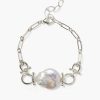 Jewelry Chan Luu | Cheval Bracelet Silver White Pearl