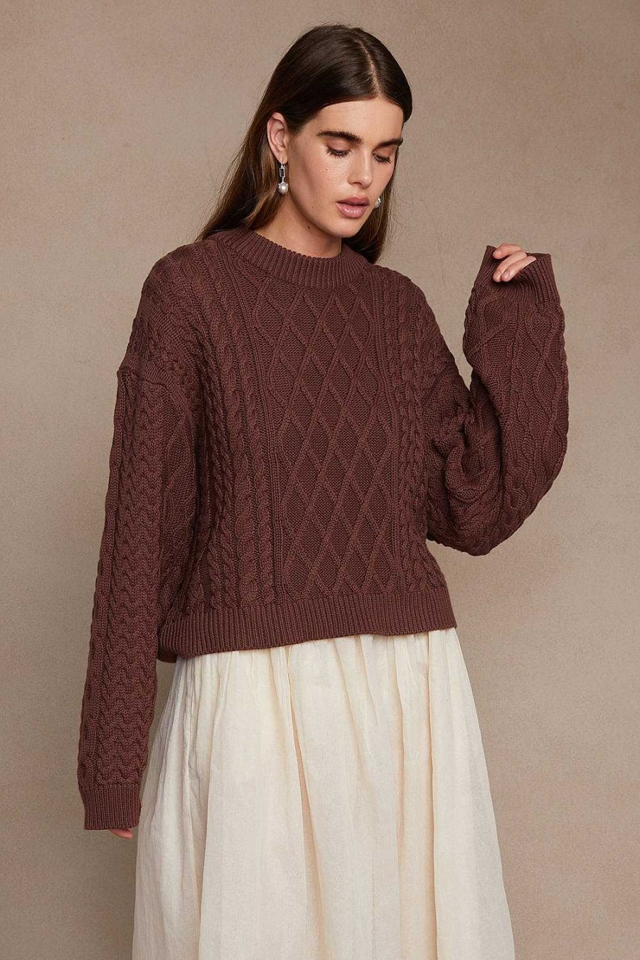 Ready To Wear Chan Luu | Georgina Sweater Walnut