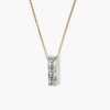 Jewelry Chan Luu | Bar Diamond Necklace Gold Mix