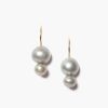 Jewelry Chan Luu | Phoebe Drop Earrings Grey Pearl