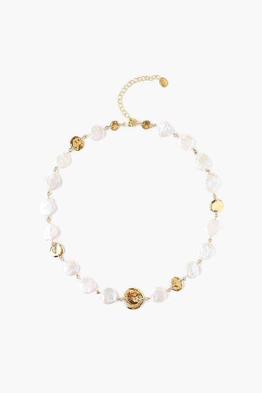 Jewelry Chan Luu | White Keshi Pearl Necklace