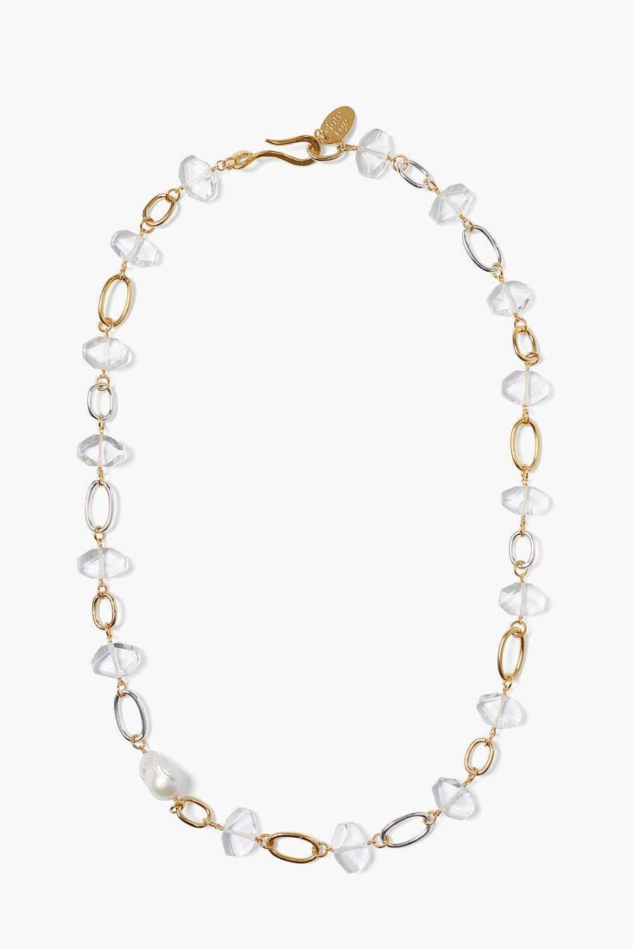 Jewelry Chan Luu | Noor Crystal Necklace Gold Mix