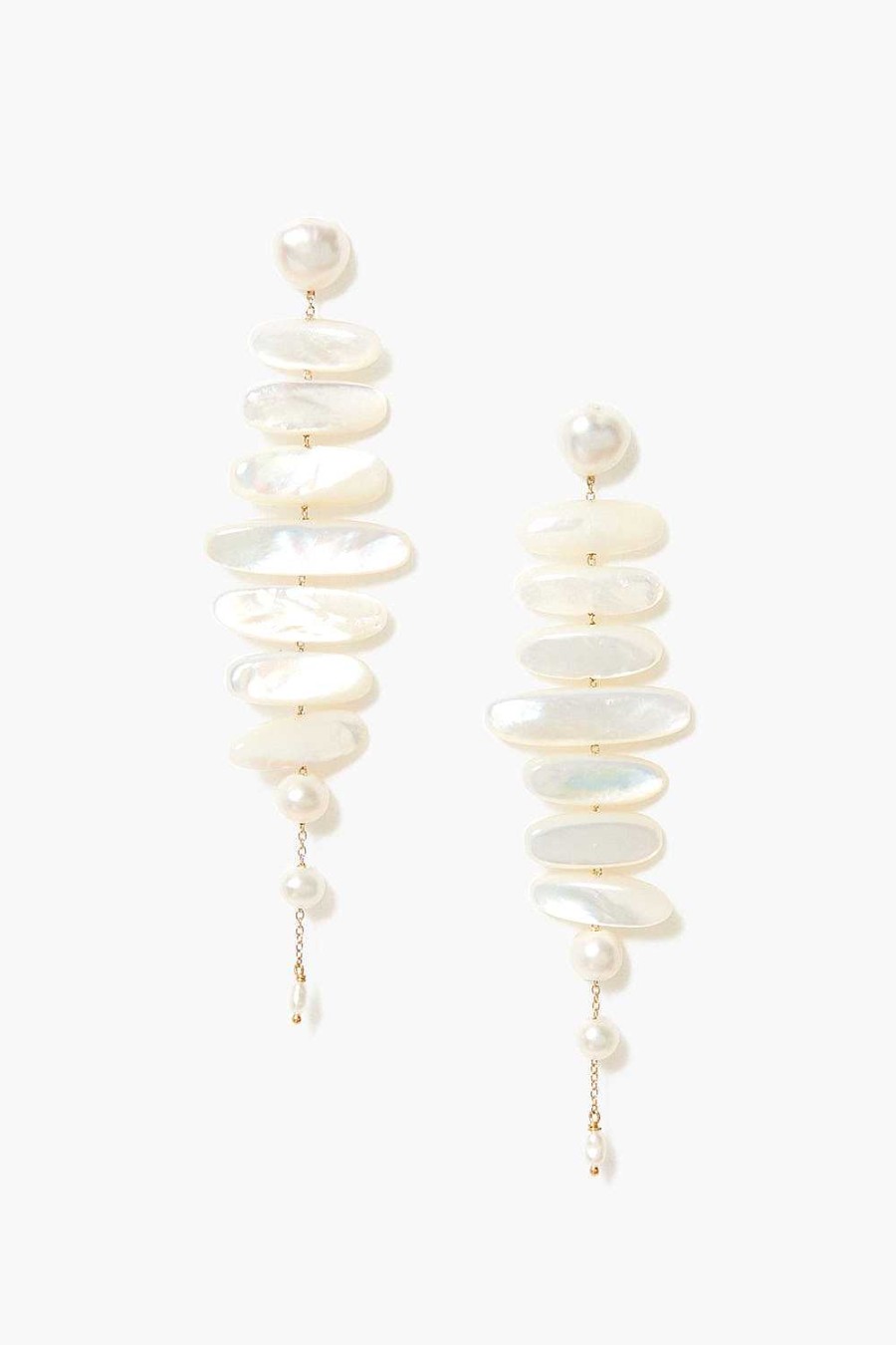 Jewelry Chan Luu | Mizumi Earrings White Mop