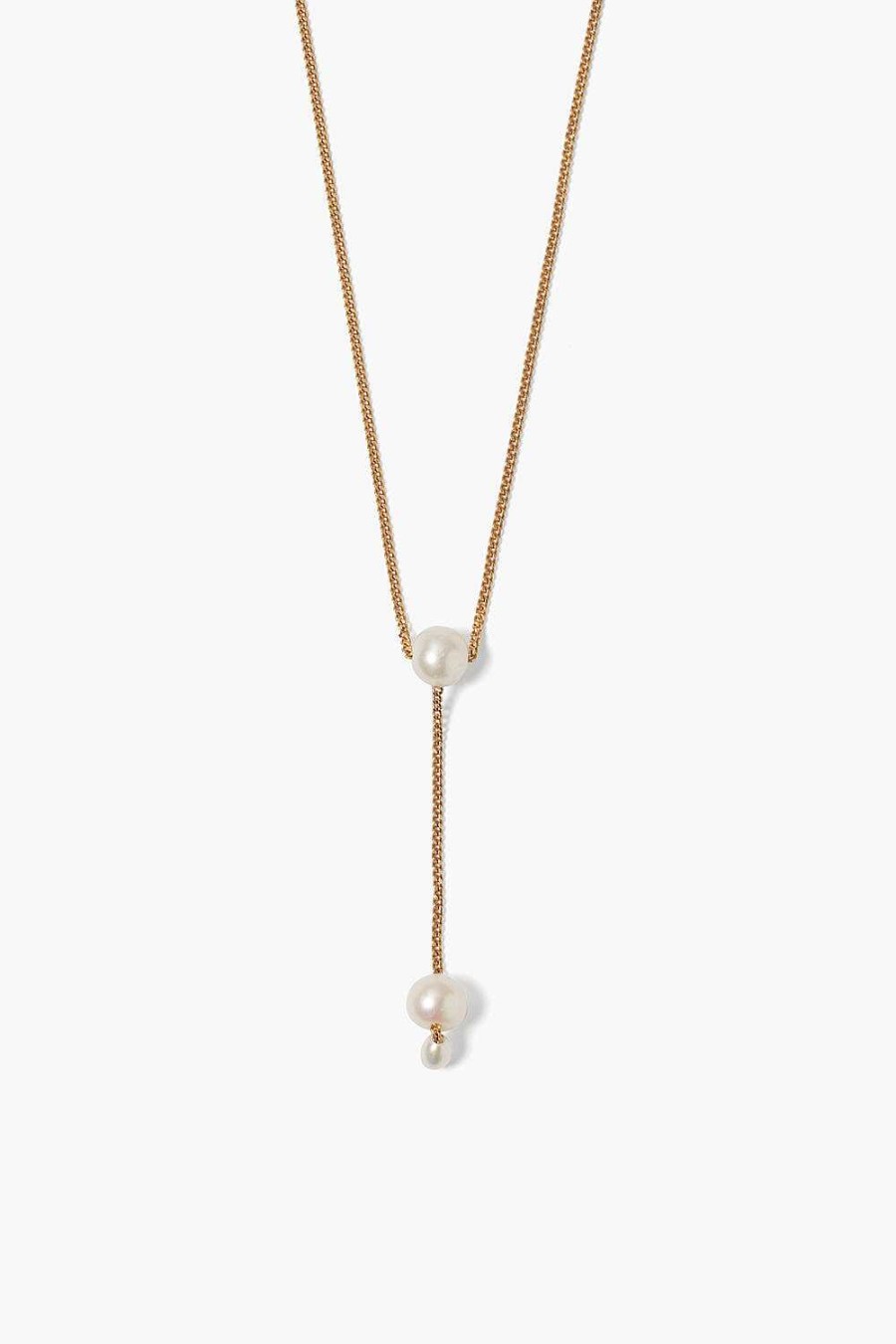 Jewelry Chan Luu | Phoebe Drop Necklace White Pearl