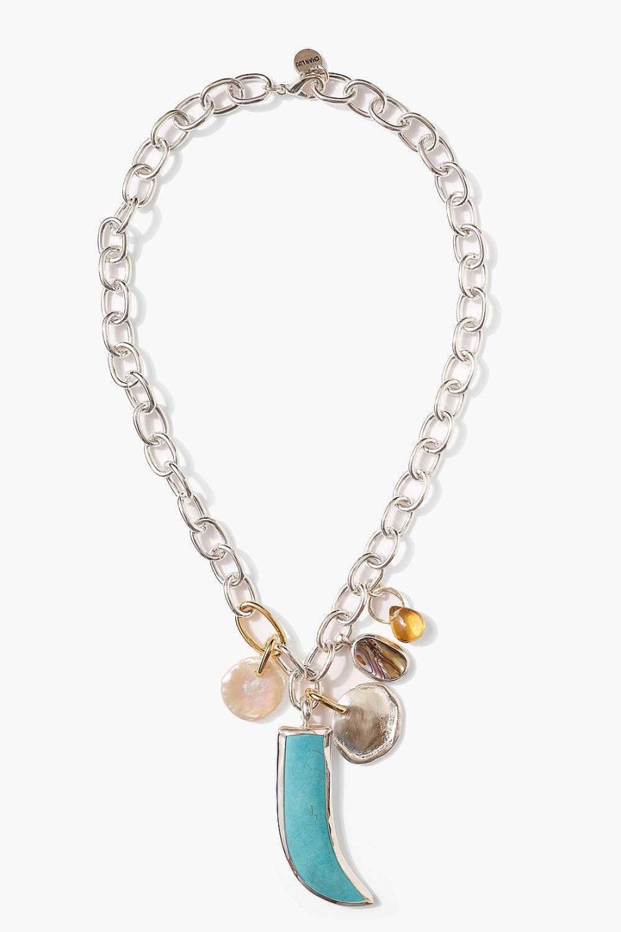 Jewelry Chan Luu | Amalfi Charm Necklace Turquoise