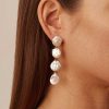 Jewelry Chan Luu | Four Tiered White Keshi Pearl Earrings