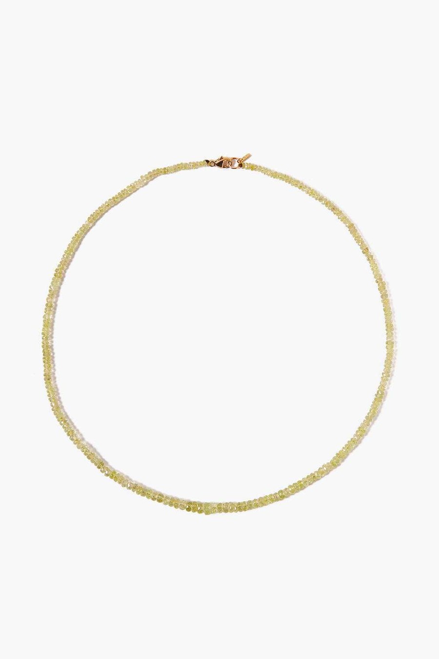 Jewelry Chan Luu | 14K Chrysoberyl Collar Necklace