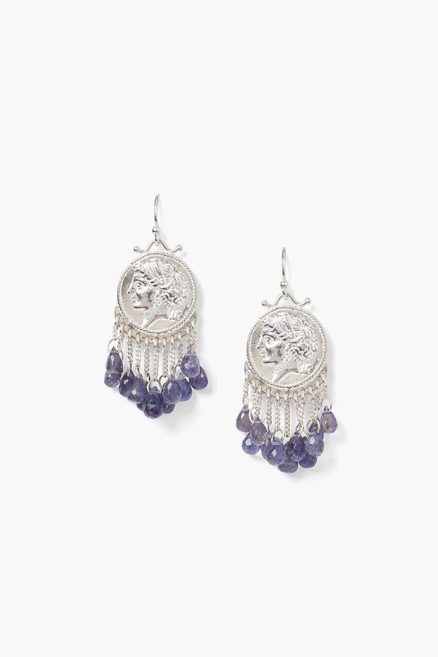 Jewelry Chan Luu | Medusa Earrings Iolite