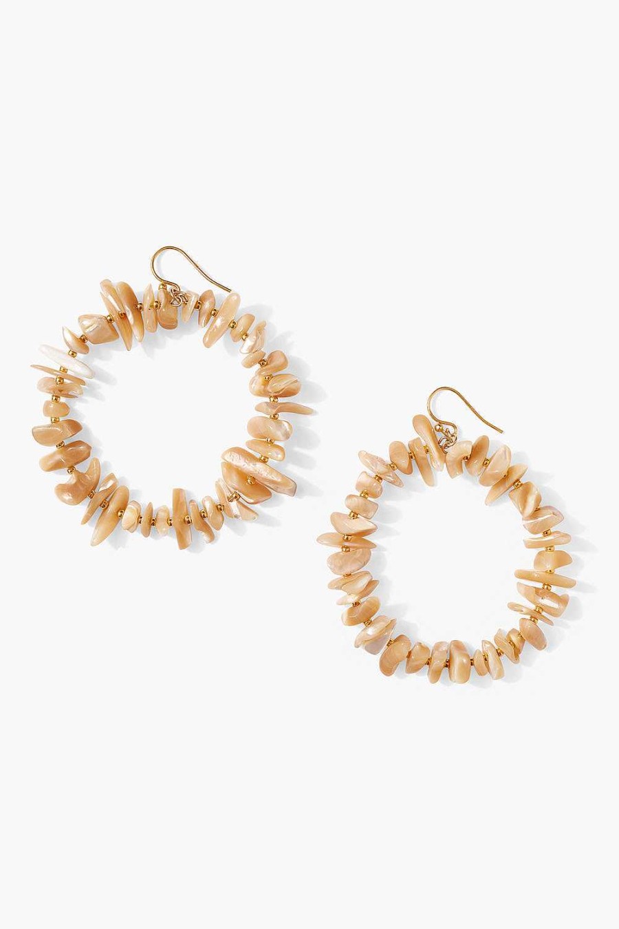 Jewelry Chan Luu | Seychelles Hoop Earrings Natural Mop