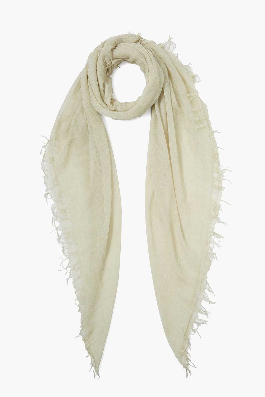 Accessory Chan Luu | Light Sage Cashmere And Silk Scarf