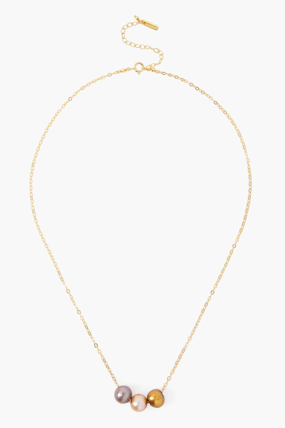 Jewelry Chan Luu | Champagne Mix Pearl Trinity Necklace