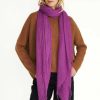 Accessory Chan Luu | Hyacinth Violet Cashmere And Silk Scarf