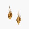 Jewelry Chan Luu | Falling Leaf Drop Earrings White Pearl