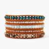 Jewelry Chan Luu | Compressed Turquoise Mix Wrap Bracelet