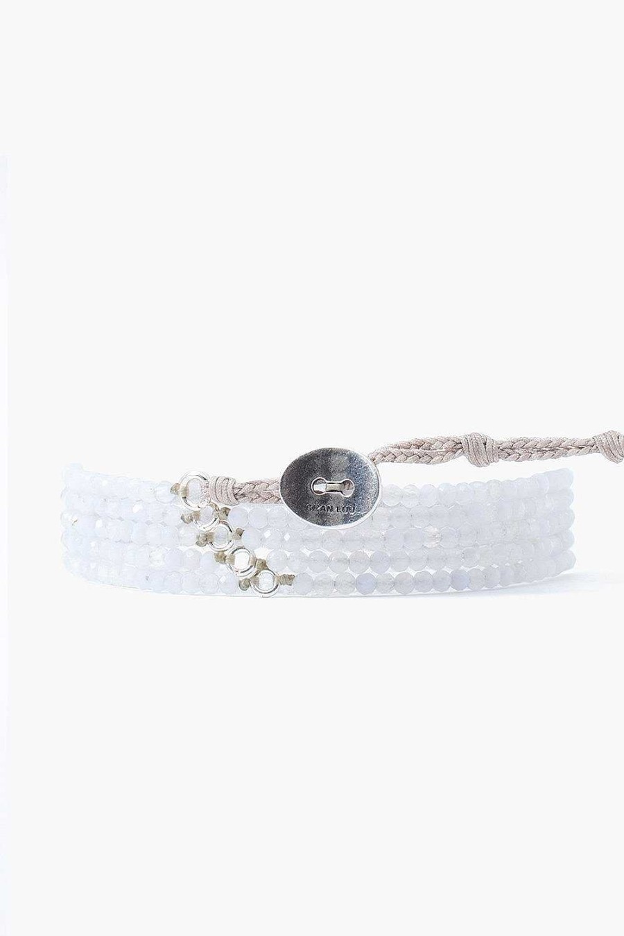 Jewelry Chan Luu | Blue Lace Agate Naked Wrap Bracelet