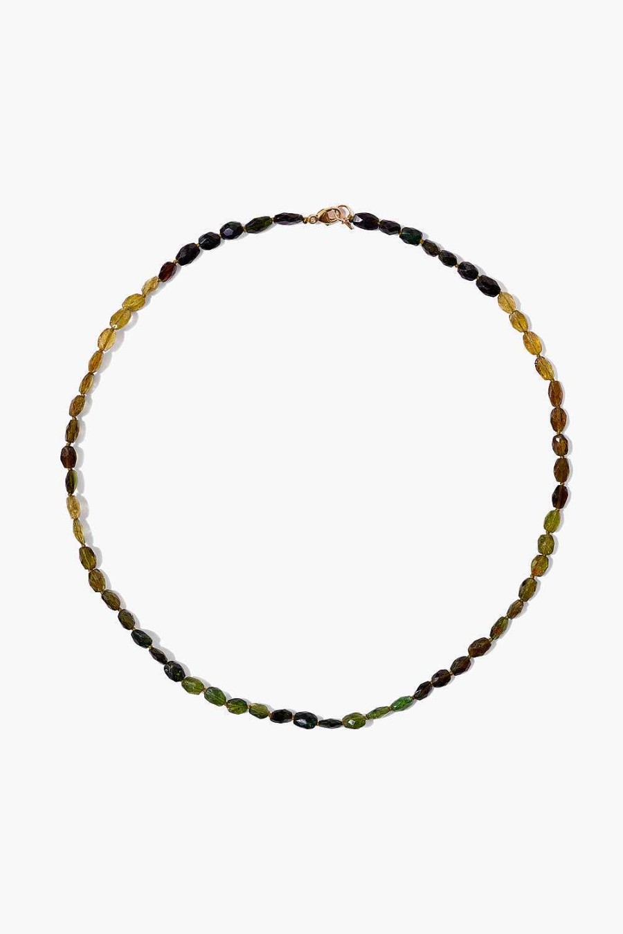 Jewelry Chan Luu | 14K Green Tourmaline Petra Necklace